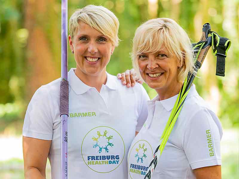 Christina Obergföll + Anke Faller 