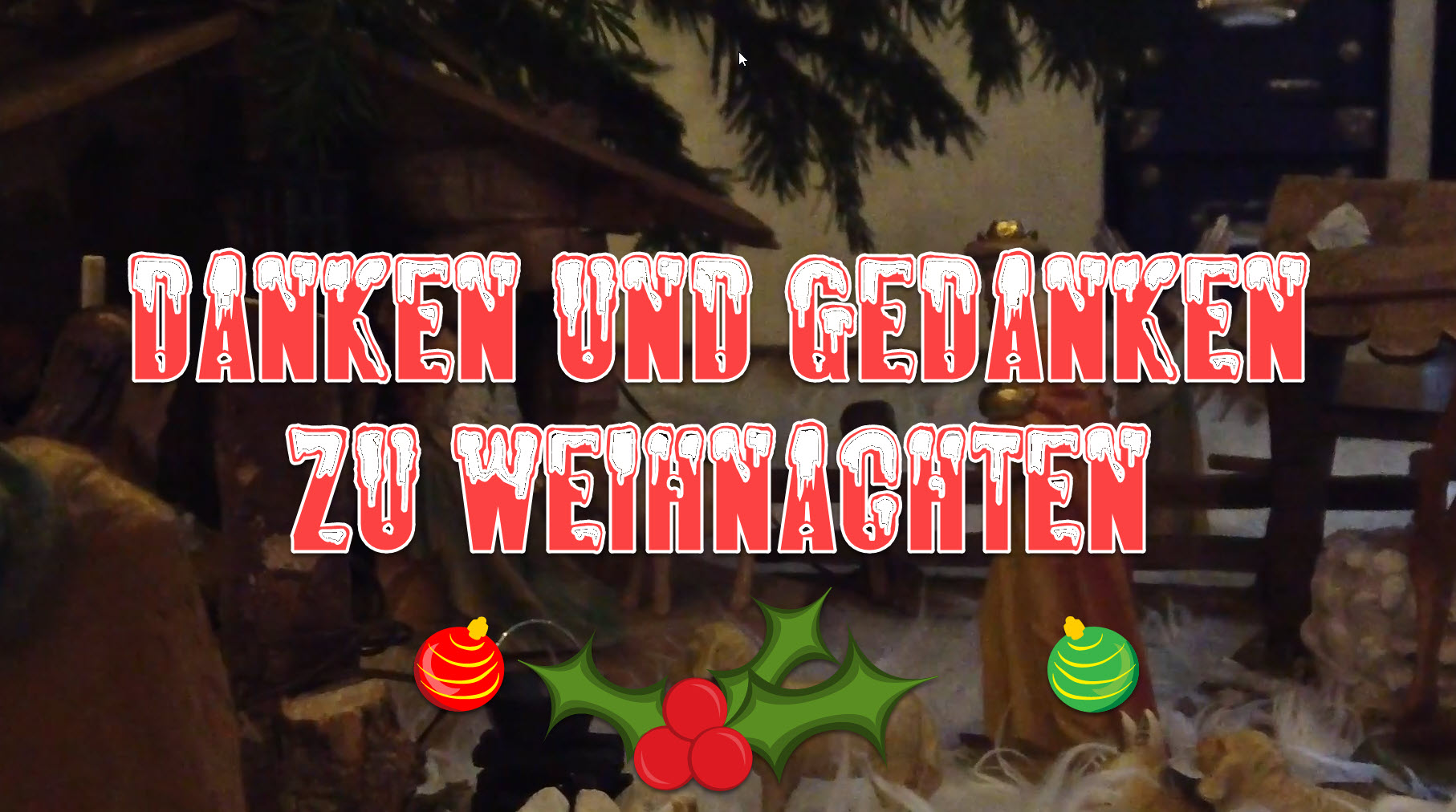 Video "Danken & Gedanken zu Weihnachten"